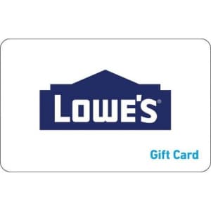 $200 Lowe's Gift Card: $180