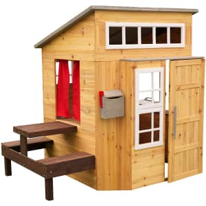 KidKraft Modern Outdoor Wooden Playhouse for $253 KidKraft Modern Outdoor Wooden Playhouse for $253
