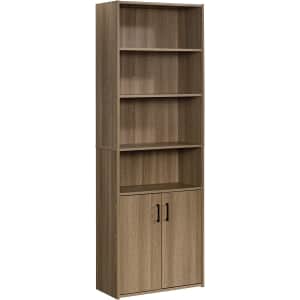 Sauder Beginnings Bookcase with Doors for $59