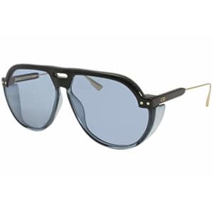 Christian Dior Dior DIORCLUB3 BLACK BLUE/BLUE 61/12/145 unisex Sunglasses for $208