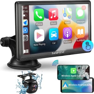Portable Wireless Car Stereo for $59
