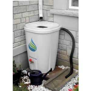 FreeGarden 55-Gallon Rain Barrel w/ Brass Spigot for $75 FreeGarden 55-Gallon Rain Barrel w/ Brass Spigot for $75