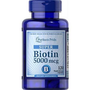 Puritan's Pride Biotin 5000 mcg-120 Capsules for $9