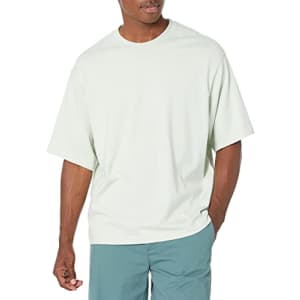 Calvin Klein Men's Short Sleeve Relaxed Embrace T-Shirt, Green Lily for $14