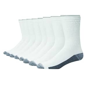 Hanes Ultimate mens Socks, 8-pair Hanes Ultimate Men s 8 Pack Ultra Cushion FreshIQ Odor Control for $11