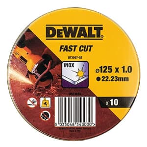 DeWALT DT3507-QZ Cutting Disc Stainless Steel Flat 125 mm x 1.0 mm for $31 DeWALT DT3507-QZ Cutting Disc Stainless Steel Flat 125 mm x 1.0 mm for $31