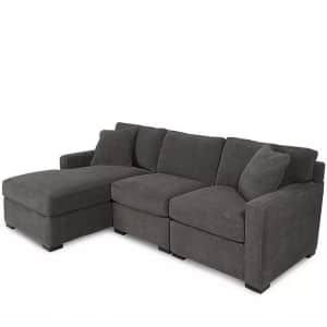Abbyson Living Hamilton Reversible Storage Sectional Sofa w