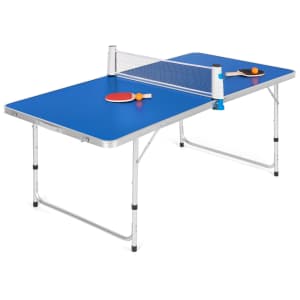 Best Choice 58" Portable Folding Ping Pong Table for $58 Best Choice 58" Portable Folding Ping Pong Table for $58