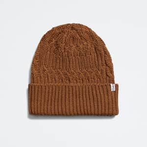 Calvin Klein Cable Knit Cuff Beanie Hat for $10