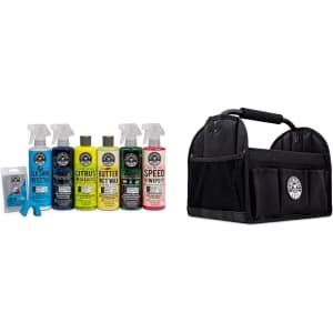 Chemical Guys 7-Piece Car Cleaning Kit w/ Collapsible Caddy for $115