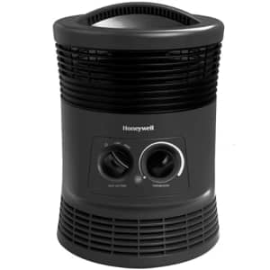 Honeywell 360 Degree Forced Heater Adjustable Thermostat Overheat Protection 2 Heat Settings for $97