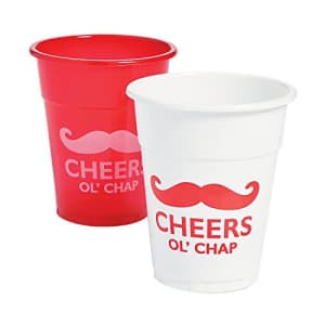 Fun Express British Party Cups (25 of 16 oz cups) for Party British Party Decor and Supplies for $3