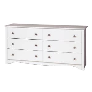 Prepac Monterey 6-Drawer Dresser for $170 Prepac Monterey 6-Drawer Dresser for $170