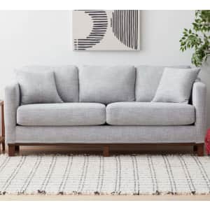 Gap Home 84" Wood Base Sofa w/ Pillows for $500