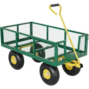 Hipicute 2-in-1 Heavy-Duty Steel Garden Cart for $70