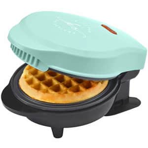 Kitchen Selectives WM-46MG Mini Waffle Maker, 4 Inch, Mint Green for $20
