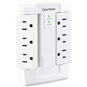 CyberPower 6-Outlet Swivel Surge Protector for $9 CyberPower 6-Outlet Swivel Surge Protector for $9