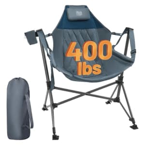 TIMBER RIDGE Oversized Hammock Camping Chair, Swinging Chair with Adjustable Back and Seat Height, for $110