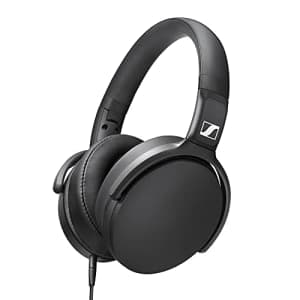 Sennheiser HD 400S - Over-Ear Headphone with Smart Remote, Black for $50