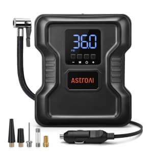 AstroAI 150-PSI Portable Tire Inflator for $17 AstroAI 150-PSI Portable Tire Inflator for $17