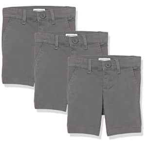 Amazon Essentials Girls' Uniform Shorts, 3-Pack Grey, 2T for $14 Amazon Essentials Girls' Uniform Shorts, 3-Pack Grey, 2T for $14