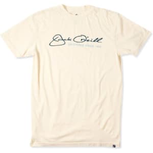 Jack O'Neill Men's Signature T-Shirt, Pearl, X-Large for $20