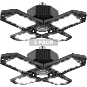 Axuan 150W Adjustable Panel Garage Light 2-Pack for $30 Axuan 150W Adjustable Panel Garage Light 2-Pack for $30
