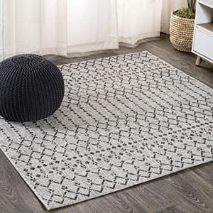JONATHAN Y SMB108E-5SQ Ourika Moroccan Geometric Textured Weave Indoor Outdoor Area Rug, Bohemian, for $43 JONATHAN Y SMB108E-5SQ Ourika Moroccan Geometric Textured Weave Indoor Outdoor Area Rug, Bohemian, for $43