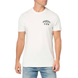 GUESS Men's Shirt, White Alyssum Multi for $25