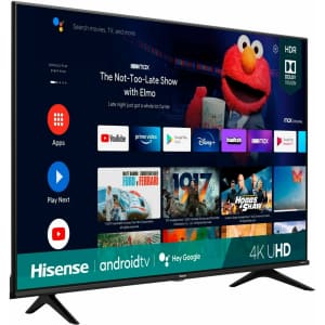Hisense A6G Series 50A6G 50" 4K HDR LED UHD Android Smart TV (2021) for $340 Hisense A6G Series 50A6G 50" 4K HDR LED UHD Android Smart TV (2021) for $340