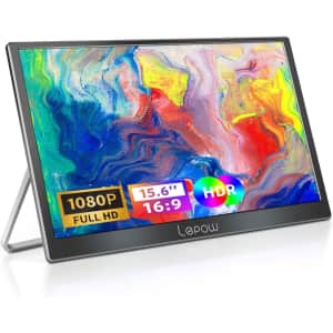 LePow 15.6" 1080p HDR IPS Portable Monitor for $96
