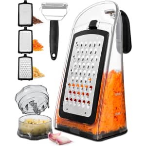 Cheese Grater w/ Garlic Crusher for $15