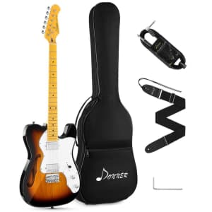 Donner 39" Jazz Thinline Electric Guitar for $109 Donner 39" Jazz Thinline Electric Guitar for $109
