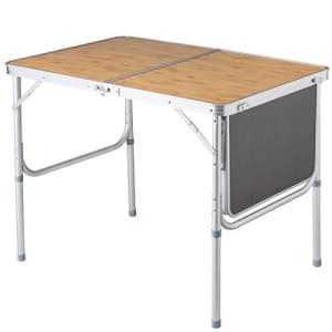 Giantex Portable Aluminum Folding Table Patio Outdoor Picnic Lightweight Indoor Outdoor Party with for $66 Giantex Portable Aluminum Folding Table Patio Outdoor Picnic Lightweight Indoor Outdoor Party with for $66