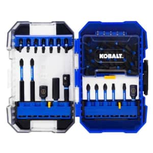 Kobalt 50-Piece Impact Driver Bit Set for $20