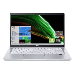 Acer Swift X SFX14-41G-R0SG Creator Laptop | 14" Full HD 100% sRGB | AMD Ryzen 5 5600U | NVIDIA RTX for $911 Acer Swift X SFX14-41G-R0SG Creator Laptop | 14" Full HD 100% sRGB | AMD Ryzen 5 5600U | NVIDIA RTX for $911