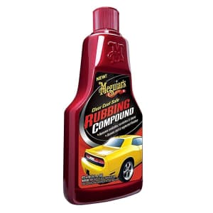 Meguiar's 16-oz. Clear Coat Safe Rubbing Compound for $7
