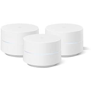 Google Wifi AC1200 Dual-Band Mesh Wi-Fi Router 3-Pack (2020) for $135