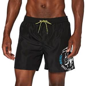 Diesel Men's BMBX-Wave 2.017 SW Boxer Medium, Black, X-Small for $40