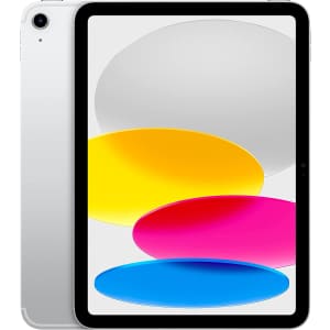 10th-Gen. Apple iPad 10.9" 64GB WiFi + 5G Tablet for $499