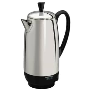 Faberware Farberware 12-Cup Stainless Steel Percolator for $44