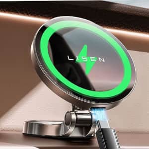 Lisen Magsafe 15W Fast Car Mount Charger for $17 Lisen Magsafe 15W Fast Car Mount Charger for $17