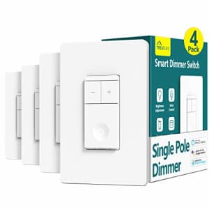 Treatlife Smart Outdoor Dimmer Plug, 400W, IP44, Works with Alexa and Google Home, 1 Pack