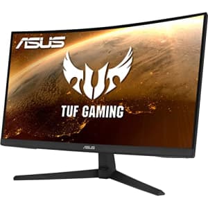 ASUS TUF Gaming 23.8 1080P Curved Gaming Monitor (VG24VQ1B) - Full HD, 165Hz (Supports 144Hz), 1ms, for $180