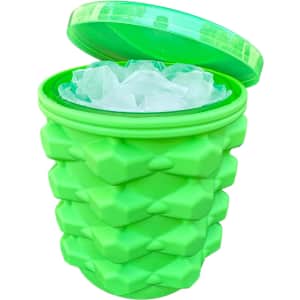 The Ultimate Ice Cube Maker Silicone Bucket for $15