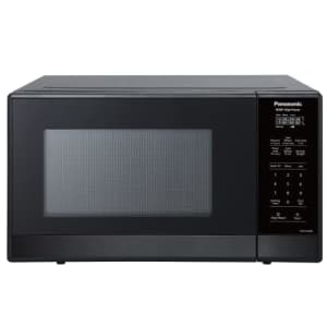 Panasonic NN-SN65KB Microwave Oven with Inverter Technology 1200W, 1.2  cu.ft. Small Genius Sensor One-Touch Cooking, Popcorn Button, Turbo  Defrost-NN-SN65KB (Black) 