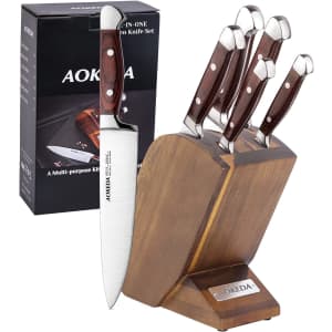 Aokeda 6-Piece Kitchen Knife Set for $43