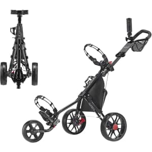 Caddytek CaddyLite 11.5 V3 3-Wheel Foldable Golf Push Cart for $66