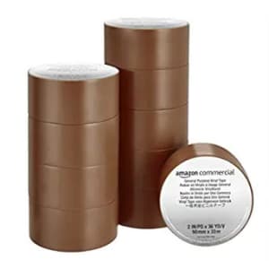 AmazonCommercial Vinyl Electrical Tape 10-Pack for $6