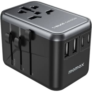 Momax 1-World 65W GaN International Travel Adapter for $26